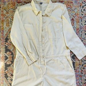 aerie utility long sleeve romper